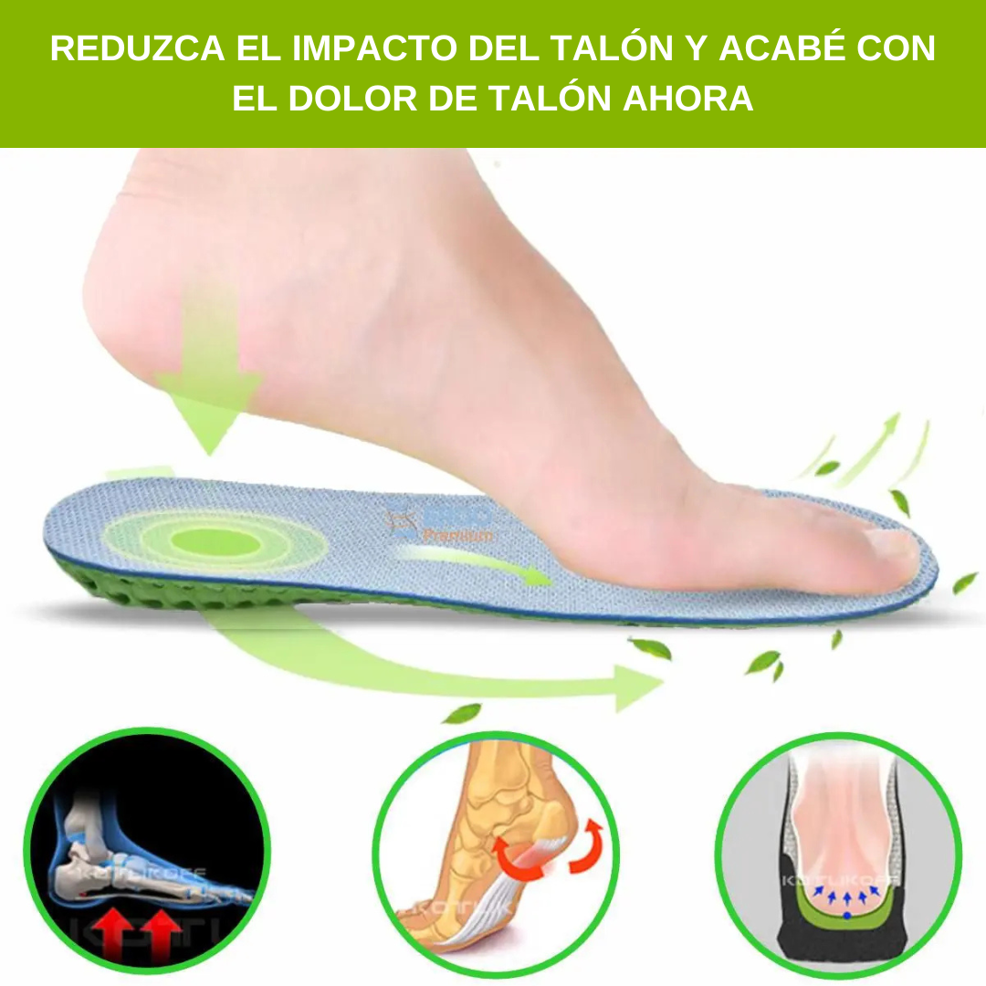 KIT CON 5 PARES DE PLANTILLAS ANTI-IMPACTO SOFT IMPACT