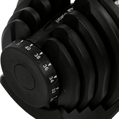 Halter Regulable 24kg Dumbbell Ajustable con Base