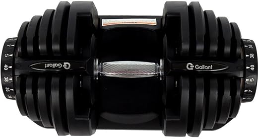 Halter Regulable 24kg Dumbbell Ajustable con Base