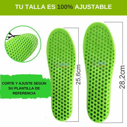 KIT CON 5 PARES DE PLANTILLAS ANTI-IMPACTO SOFT IMPACT