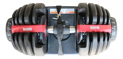 Halter Regulable 24kg Dumbbell Ajustable con Base