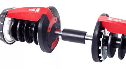 Halter Regulable 24kg Dumbbell Ajustable con Base